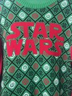Star Wars Men   s L Ugly Christmas Sweater Green Red Party Holiday Festive