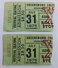 Collection Of 1975 Concert Tickets Rolling Stones guess Who bad Company In Pairs
