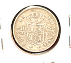 Philippines 1868 10 Centimos Km 145 Vf