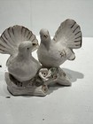Vintage Stunning veryold Vintage Pair Of White Gold Estate Doves Bird
