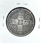 1875 Great Britain Victoria Gothic Sterling Silver Florin