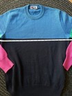 Vintage 70s 80s Fila Italy Wool Knit Bjorn Borg Era Sweater Sz  38