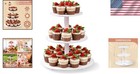 Lightweight 3-tier Dessert Display Stand - Perfect For Weddings And Parties