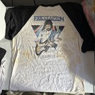 Authentic Vintage Eric Clapton 1982 Tour Concert Baseball Shirt-has Some Stains 