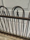 Antique 1890s Exterior Ornate Iron Fence  Heavy And Nice Garden Piece