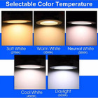 24pc 5 6 Inch Led Can Lights Retrofit Recessed Lighting Dimmable Baffle Trim 15w