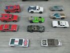 Assorted Lot Of 11 Vintage Hot Wheels Cars 1970s With 12 Car Rally Case