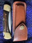 Rare Vintage Buck Usa 3 Pin 110 Folding Knife   Case Backpack  Camping  Hunting