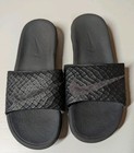 Nike Men s Benassi Solarsoft Slides Black Summer Sandals Size Us 8