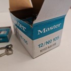 3-pack Of Master No 105 Padlock 7 8  Keyed Alike Locks With Two Keys Each