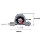 Pillow Block Bearing 4pcs 5 16 8mm Id Mounted Pillow Block Bearings Vertical