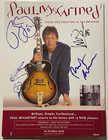 Rare Paul Mccartney Us On Tour 2005 Program Signed By Paul s Touring Band W  Coa