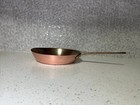 Vintage French Copper Frying Pan Brass Handle Art Et Cuisine Made In France