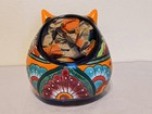 Ceramic Owl Mexican Flower Pot  Colorful Owl Gifts  Talvera Pottery