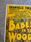 Vintage 1986  babes In The Wood  Pantomime Poster - Granville Theatre  Ramsgate
