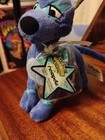 Neopets 2008 Electric Gelert Plush 8  Toy With Keyquest Tag Series 4 