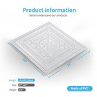 Art3d 12-pack Pvc Drop Ceiling Tiles 3d Wall Panels 24 x24  Cover 48 Sq ft