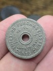 1941 Washington State Sales Tax Token 14 Cents Or Less Tax Commission Coin