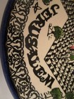 Vintage Jerusalem Souvenir Pottery Plate