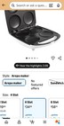 Imusa 4 Slot Electric Arepa Maker 1200w White Black Arepera Kitchen Appliance