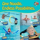 Solid Deluxe Extra Long Pool Noodles - 3 Pack- Approx 55 In X 2 75 In Foam Tubes
