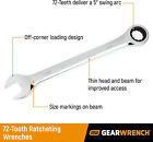    34 Pc  Standard   Stubby Ratcheting Wrench Set  Sae   Metric - 85034