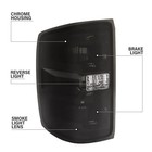 Black Brake Tail Light Assembly For Chevy Silverado 1500 2500 3500 2014-2019