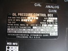 Gulfstream Oil Pressure Control Box   P n 31658-001  Gac P n 1159scf212-19