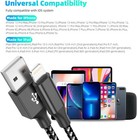 1 3 X Charging Cable Heavy Duty For Iphone 14 13 7 6 Plus Charger Charging Cord