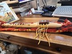 Rare Native American Flute  80 Signed Paul F  Hand Made With Book 