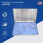12 Pcs Lasik Kit For Eyelid Procedures Ophthalmic Surgical Instruments German