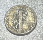 1945 D Silver Mercury Dime  Album Filler    free Shipping   