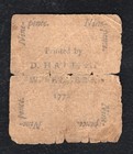 April 3  1772 9d Nine Pence Pennsylvania Colonial Currency Note