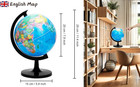 8  World Globe - Political Map Educational Earth Globe - English
