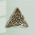 Royal Tara Trinity Knot Bronze Wall Plaque