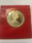 1974 Cayman Islands Proof Silver  5 Coin With Queen Elizabeth Ii - 1 05 Oz