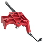 Heavy Duty Bench Chain Vise 1 2-8 Inch Pipe Clamp Cast Iron Base 34 6 Inch