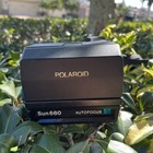 Rare Vintage Polaroid Sun 660 Autofocus Se Instant Camera W  Strap  Untested