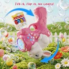 Bunny Bubble Gun For Kids  2 Pack Rabbit Bubble Machine For Toddler W led Lig   
