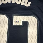 Luka Doncic Signed Dallas Mavericks  77 Nba Basketball Jersey Psa Sticker Only