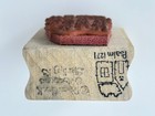 Stampabilities Wooden Rubber Stamp Friend Is Psalmquote 2x2 Inch