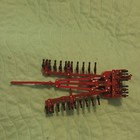 John Deere Diecast Farm Planter Attachment W  Fold-out Wings Red gray black