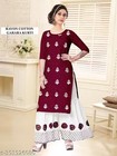 Indian Readymad Party Festive Wedding Rayon Kurta Kurti Palazzo Set For Women s