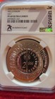 2000 Silver Island Of Man Crown Millennium Clock Gilt Pf 69 Ultra Cameo Ngc