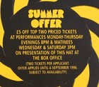Rare 1996 The Who s Tommy Spiral Cut Paper Hat Promo Shaftesbury Theatre London