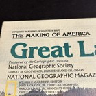 Great Lakes Map   The Making Of America History National Geographic July 1987