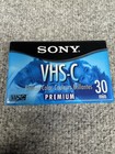 4- Sony Premium Grade Vhs-c 30 Minute Camcorder Video Cassette Tape Sealed