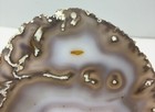 Brazilian Agate Quartz Geode Polished Thin Slice Slab Druzy Amethyst 