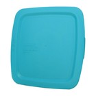 Pyrex C-222-pc 2qt Turquoise Easy Grab Lid  2-pack 