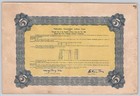 1926 China Nationalist 5 Yuan Lottery Loan Bond Cement Works    Tannery 77795